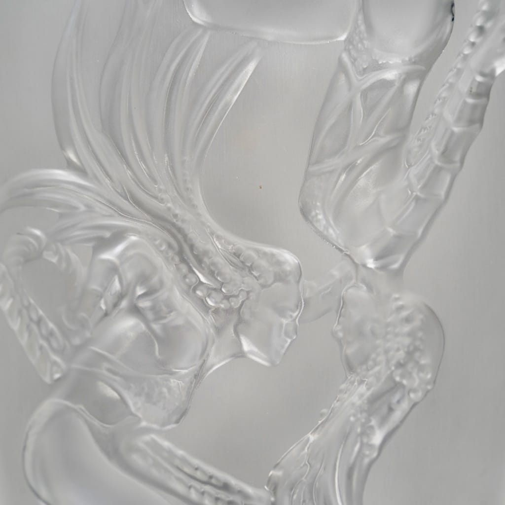 Vase « Cordes » cristal blanc de LALIQUE FRANCE | Biron 