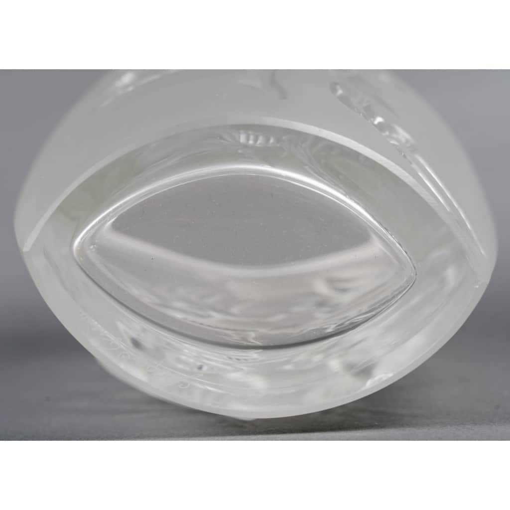 Vase « Cordes » cristal blanc de LALIQUE FRANCE | Biron 
