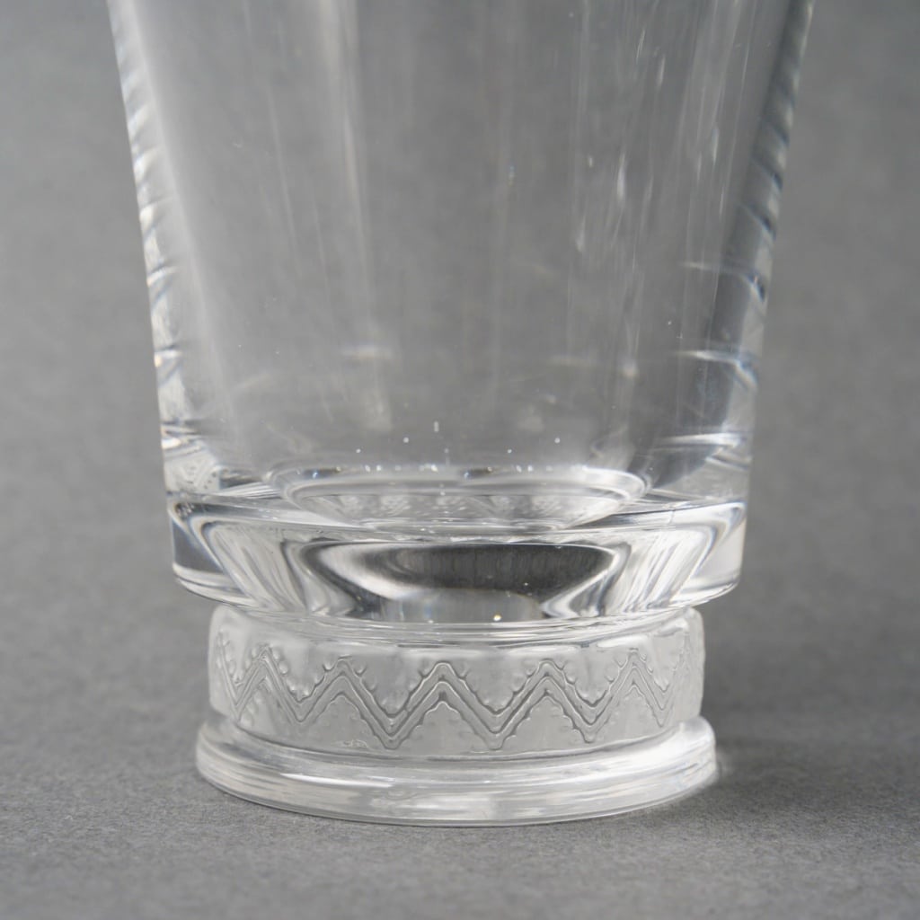 Suite de 6 Gobelets Verres « Reims » cristal | Biron 