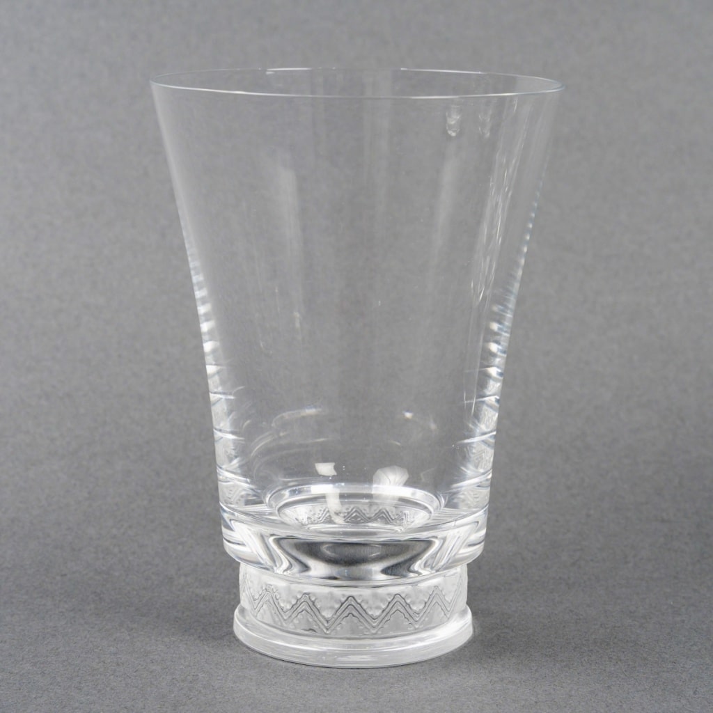 Suite de 6 Gobelets Verres « Reims » cristal | Biron 