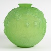 Vase « Druide » verre vert jade de René LALIQUE | Biron 