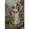 Théodore Levigne (1848-1912) – Le Jeu de Colin Maillard, huile sur toile, vers 1880-1890 | Biron 