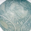 Vase « Plumes » verre blanc patiné bleu de René LALIQUE | Biron 