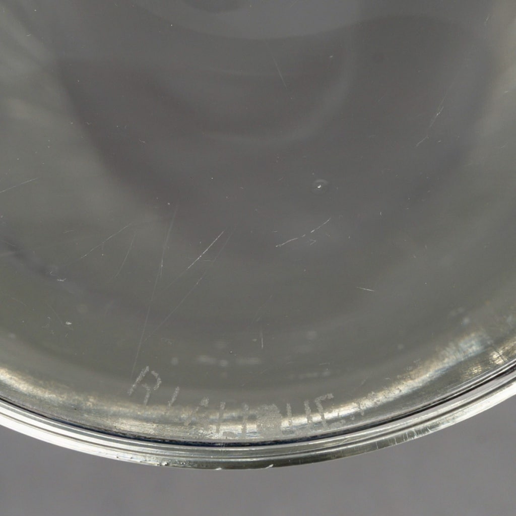 Carafe et Paire de Brocs « Fleur » verre blanc de René LALIQUE | Biron 
