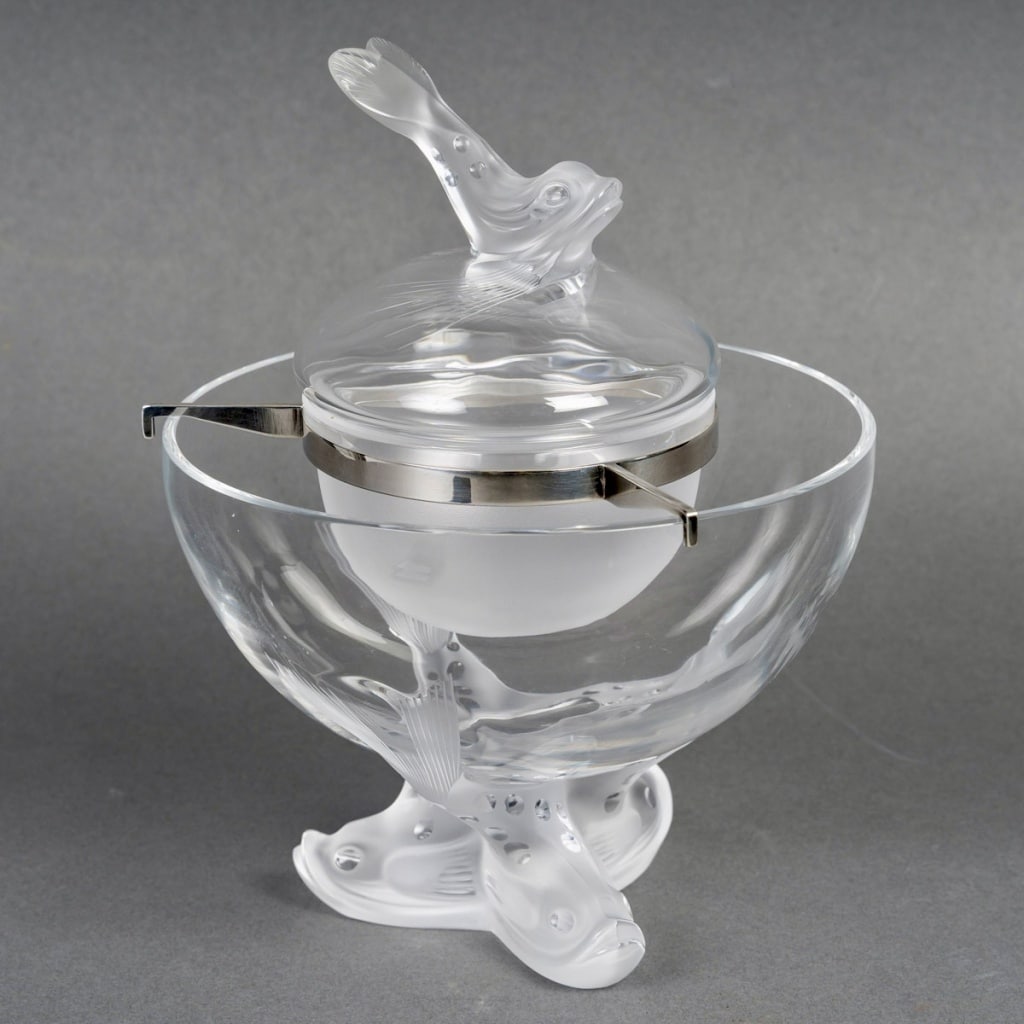 Bol à Caviar « Igor » cristal blanc de Marie-Claude LALIQUE | Biron 