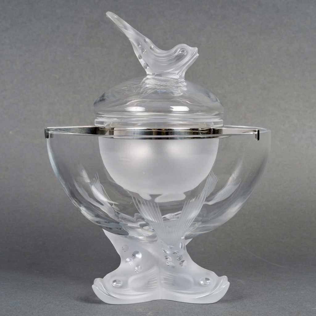 Bol à Caviar « Igor » cristal blanc de Marie-Claude LALIQUE | Biron 