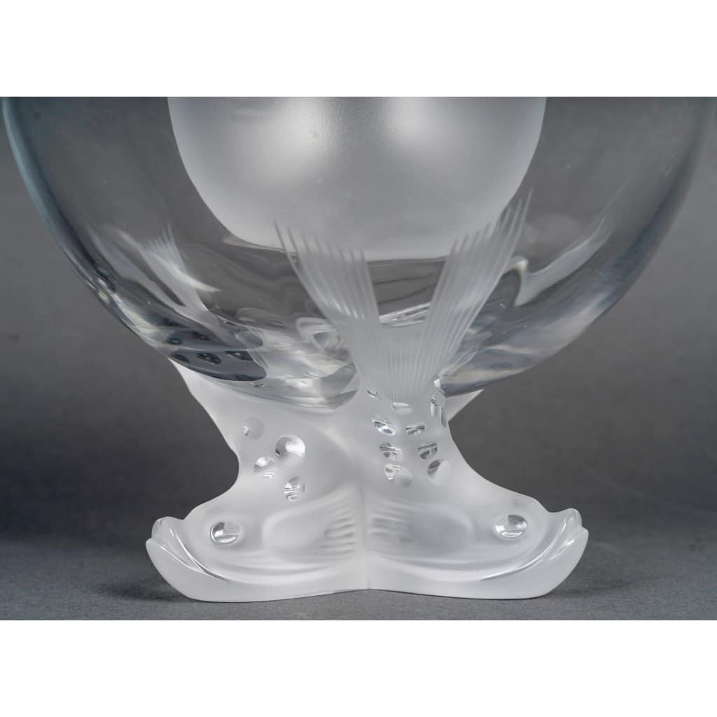 Bol à Caviar « Igor » cristal blanc de Marie-Claude LALIQUE | Biron 
