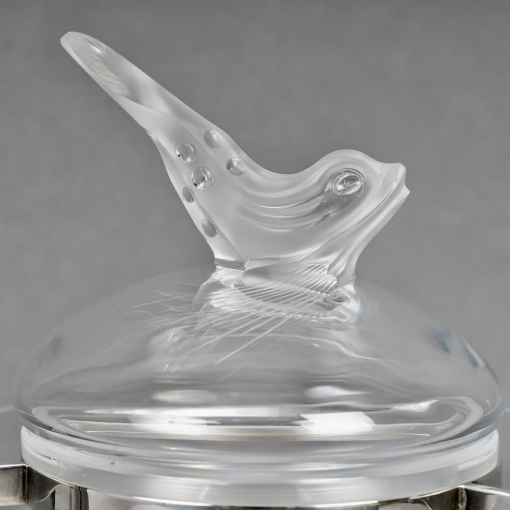 Bol à Caviar « Igor » cristal blanc de Marie-Claude LALIQUE | Biron 
