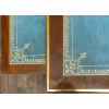 Bureau plat en acajou et décor de bronzes doré d’époque Louis XVI vers 1780-1790 | Biron 