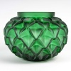 Vase « Languedoc » cristal vert émeraude de LALIQUE France | Biron 