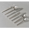Ménagère Art Deco Moderniste « Charnière » inox de HERMES Paris – 91 Pièces | Biron 