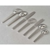 Ménagère Art Deco Moderniste « Charnière » inox de HERMES Paris – 91 Pièces | Biron 