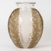 Vase » Chardons » verre blanc patiné sépia de René LALIQUE | Biron 