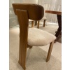 Série de 6 chaises en noyer et velours mohair de Mario MARENCO | Biron 