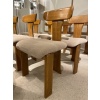 Série de 6 chaises en noyer et velours mohair de Mario MARENCO | Biron 