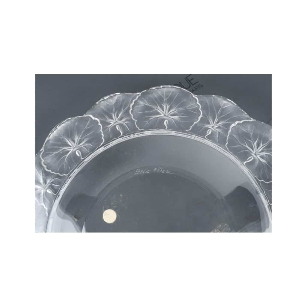 Coupe en cristal Lalique, état neuf, dans sa boite d’origine, XXème siècle. | Biron 