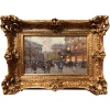 GALIEN LALOUE Tableau 20è Paris Animation Aux 3 Quartiers à La Madeleine Gouache Aquarelle Certificat d’authenticité | Biron 