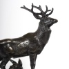 Groupe En Bronze – Famille De Cerf , Antoine – Louis Barye (1795-1875) | Biron 