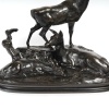 Groupe En Bronze – Famille De Cerf , Antoine – Louis Barye (1795-1875) | Biron 
