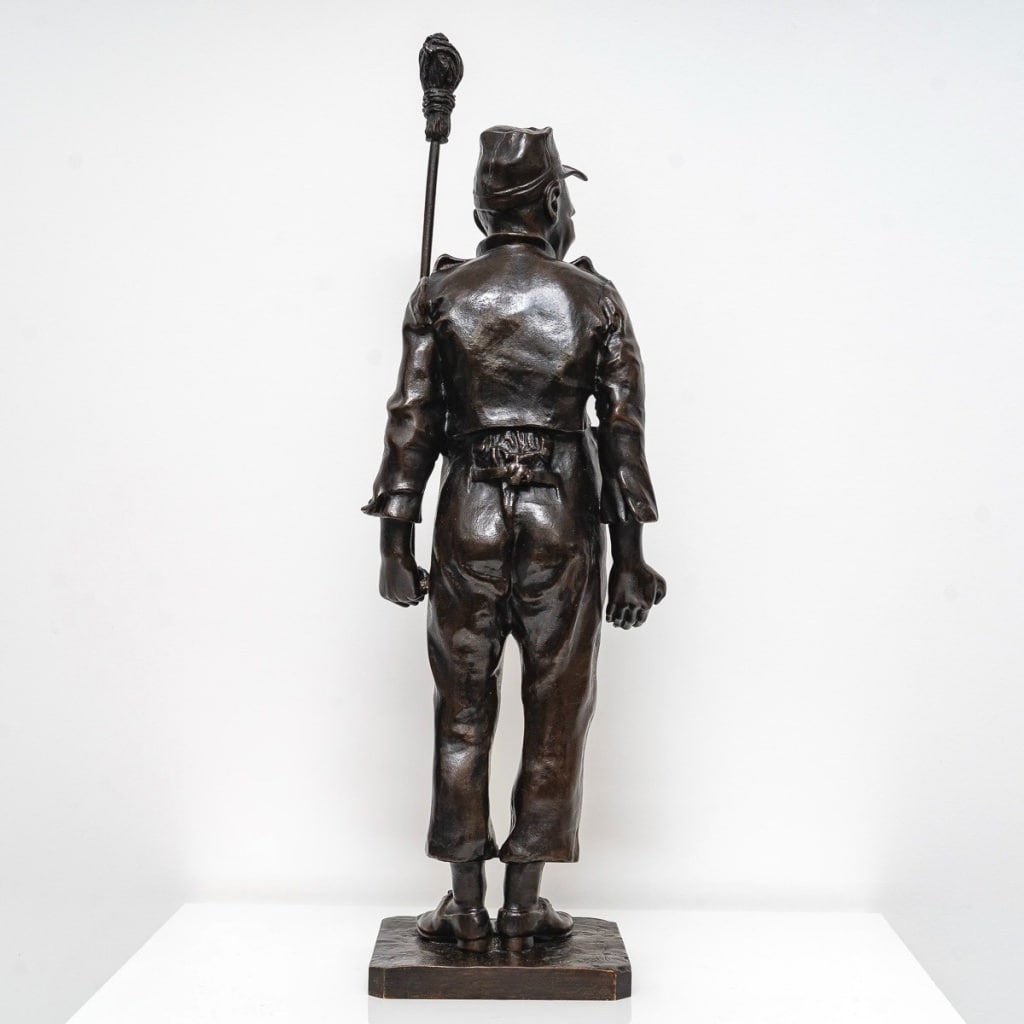 Sculpture – Le Soldat , Léopold Eugène Kampf (1822-1893) – Bronze | Biron 
