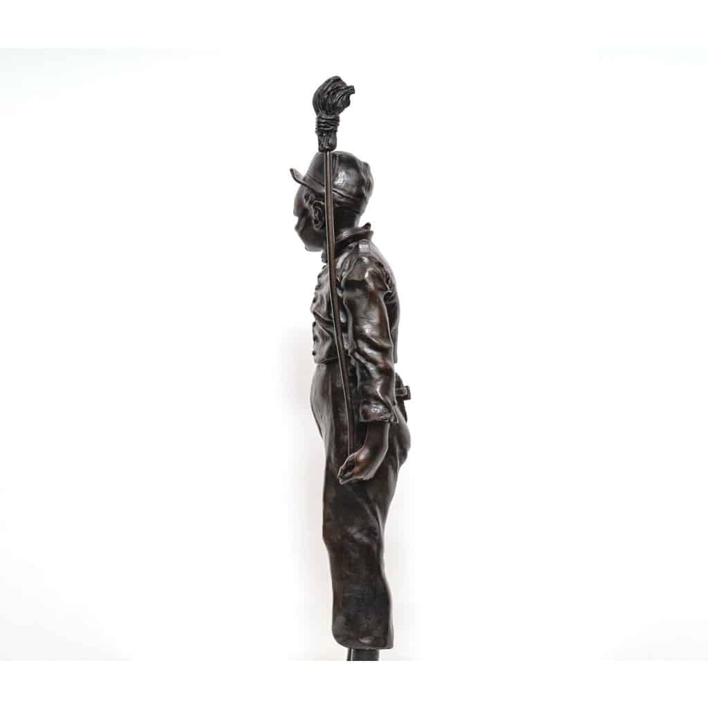 Sculpture – Le Soldat , Léopold Eugène Kampf (1822-1893) – Bronze | Biron 