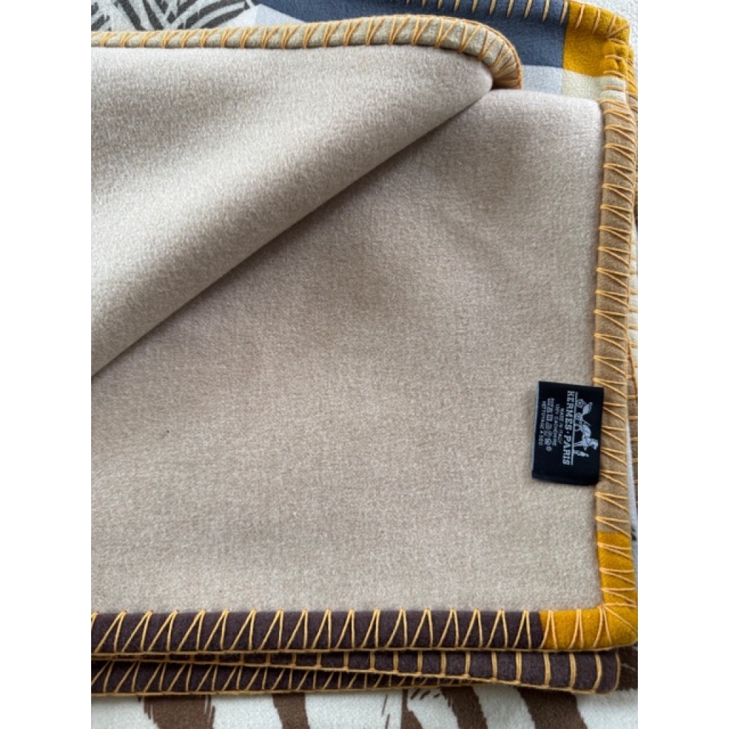 HERMES ,Plaid Tigre Altaï | Biron 