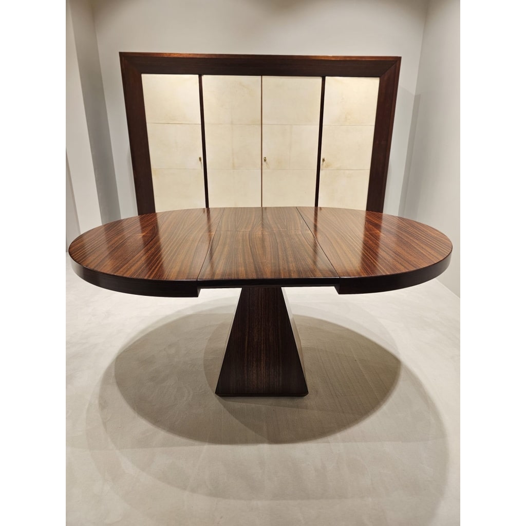 Table ronde de salle à manger en palissandre de Vittorio INTROINI | Biron 