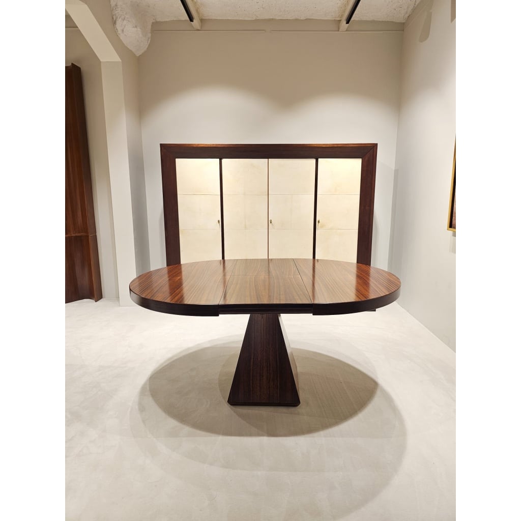 Table ronde de salle à manger en palissandre de Vittorio INTROINI | Biron 