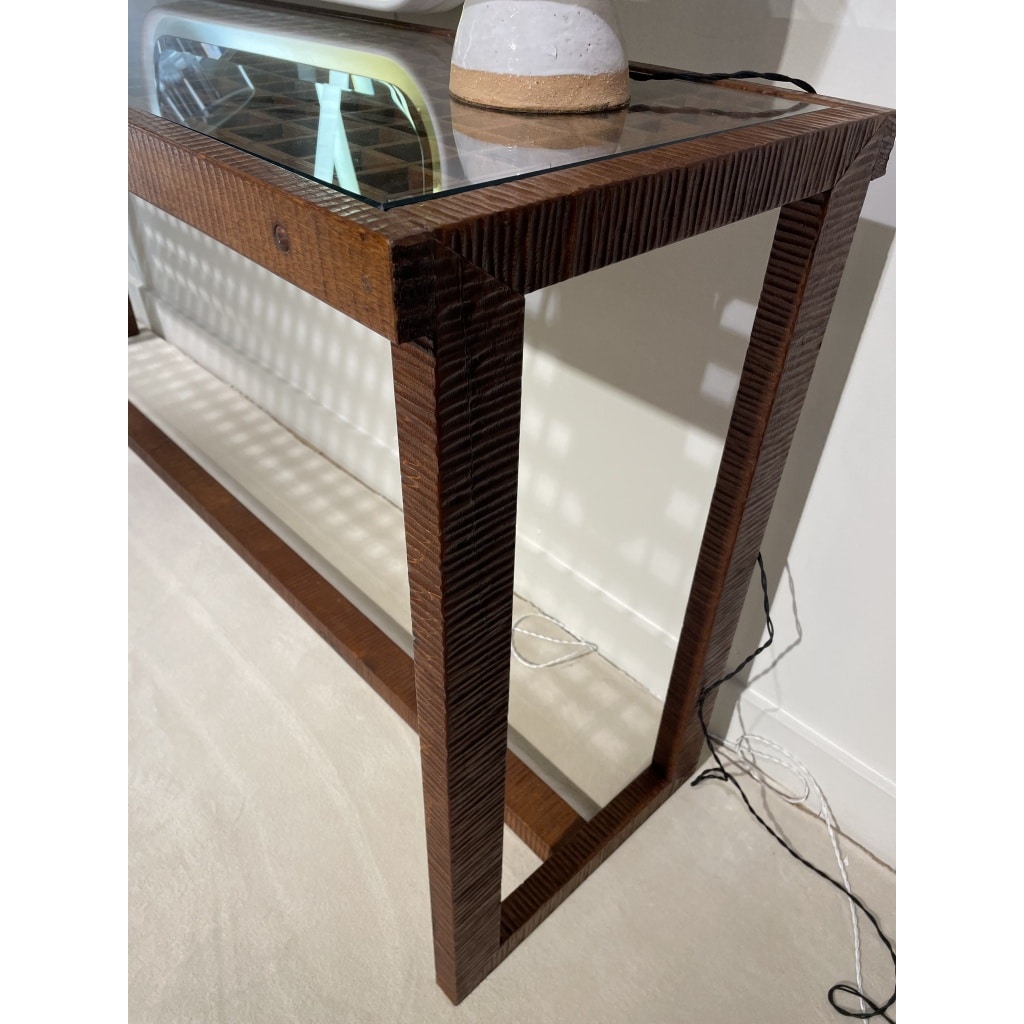 Console en chêne de Giuseppe RIVADOSSI | Biron 