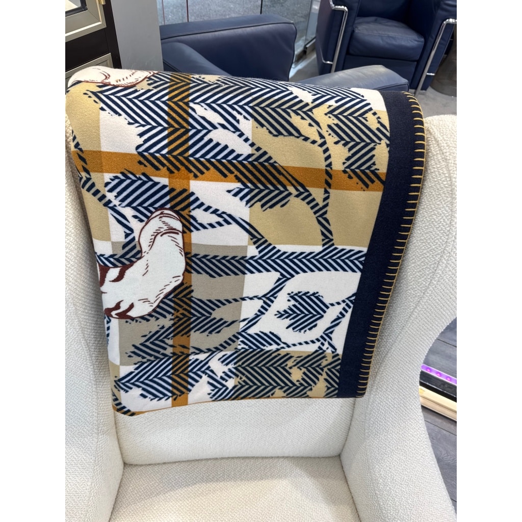 HERMES ,Plaid Tigre Altaï | Biron 