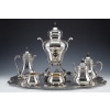 A. AUCOC – Service THE/CAFE 6 pieces argent XIXè | Biron 