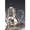 A. AUCOC – Service THE/CAFE 6 pieces argent XIXè | Biron 