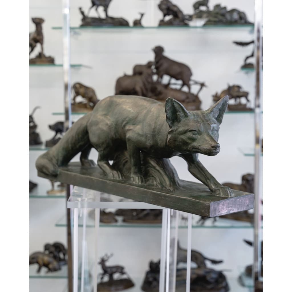 Sculpture – Le Renard , Henri Bargas – Terre Cuite | Biron 