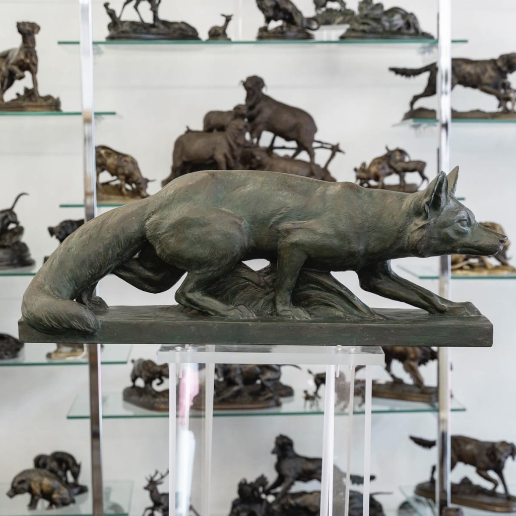Sculpture – Le Renard , Henri Bargas – Terre Cuite | Biron 