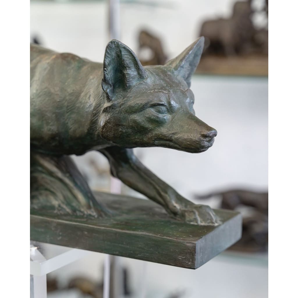 Sculpture – Le Renard , Henri Bargas – Terre Cuite | Biron 
