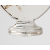 Cachet « Figurine se Balançant » verre blanc patiné sépia de René LALIQUE | Biron 