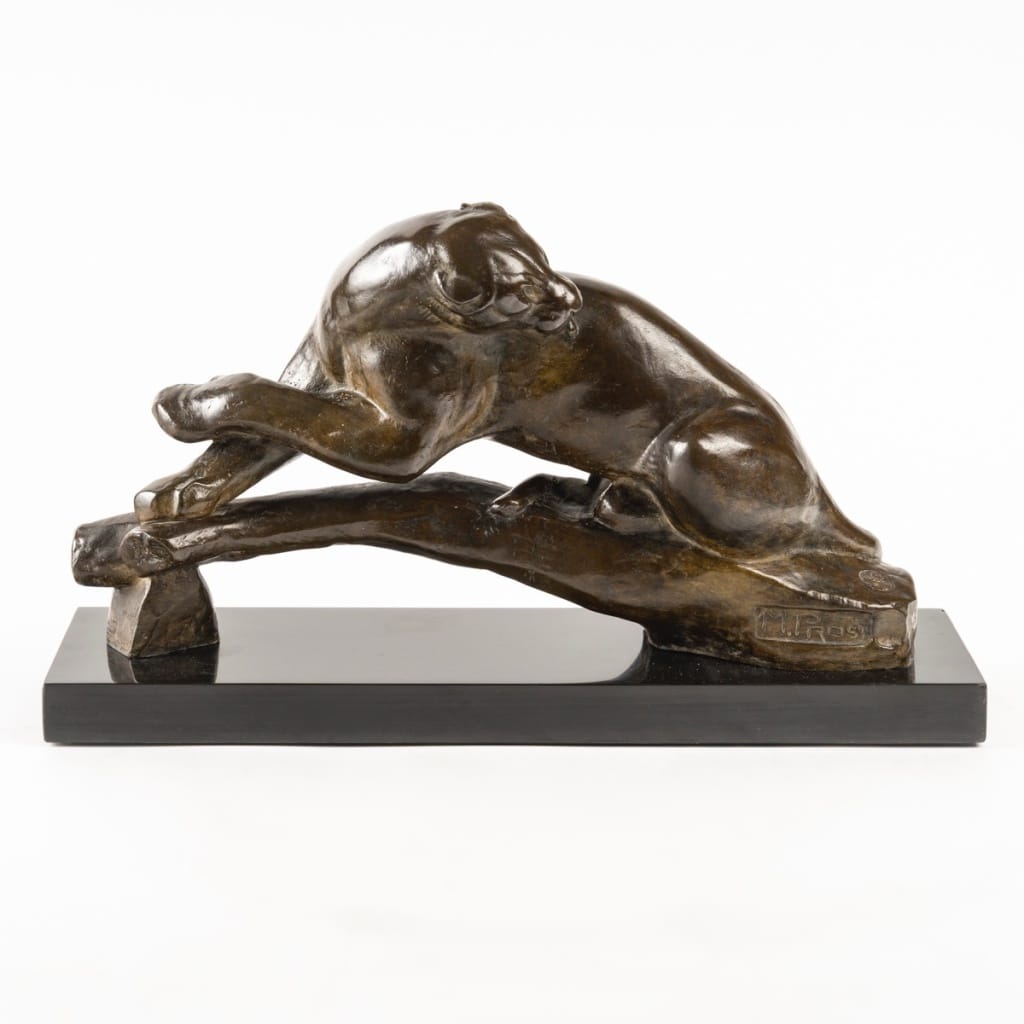 Maurice PROST (1894 – 1967) Panthère au repos | Biron 