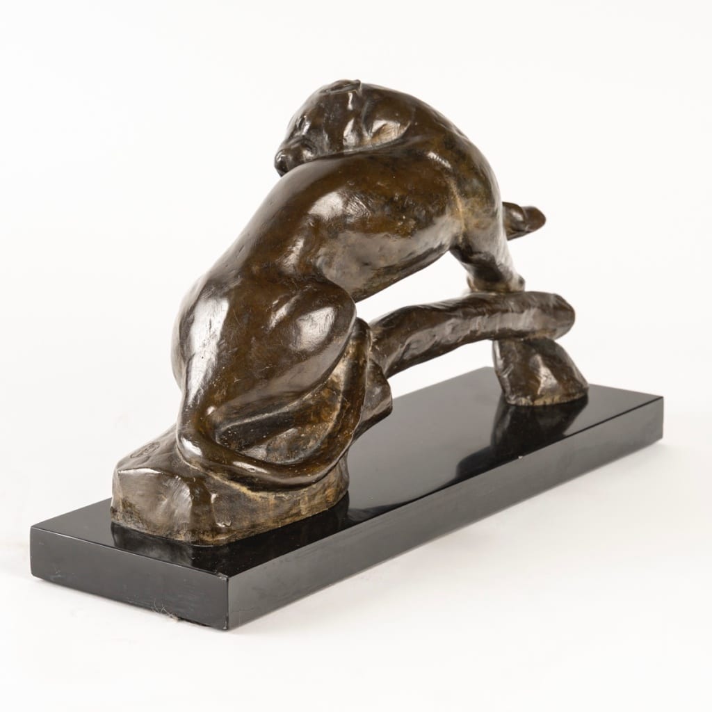 Maurice PROST (1894 – 1967) Panthère au repos | Biron 
