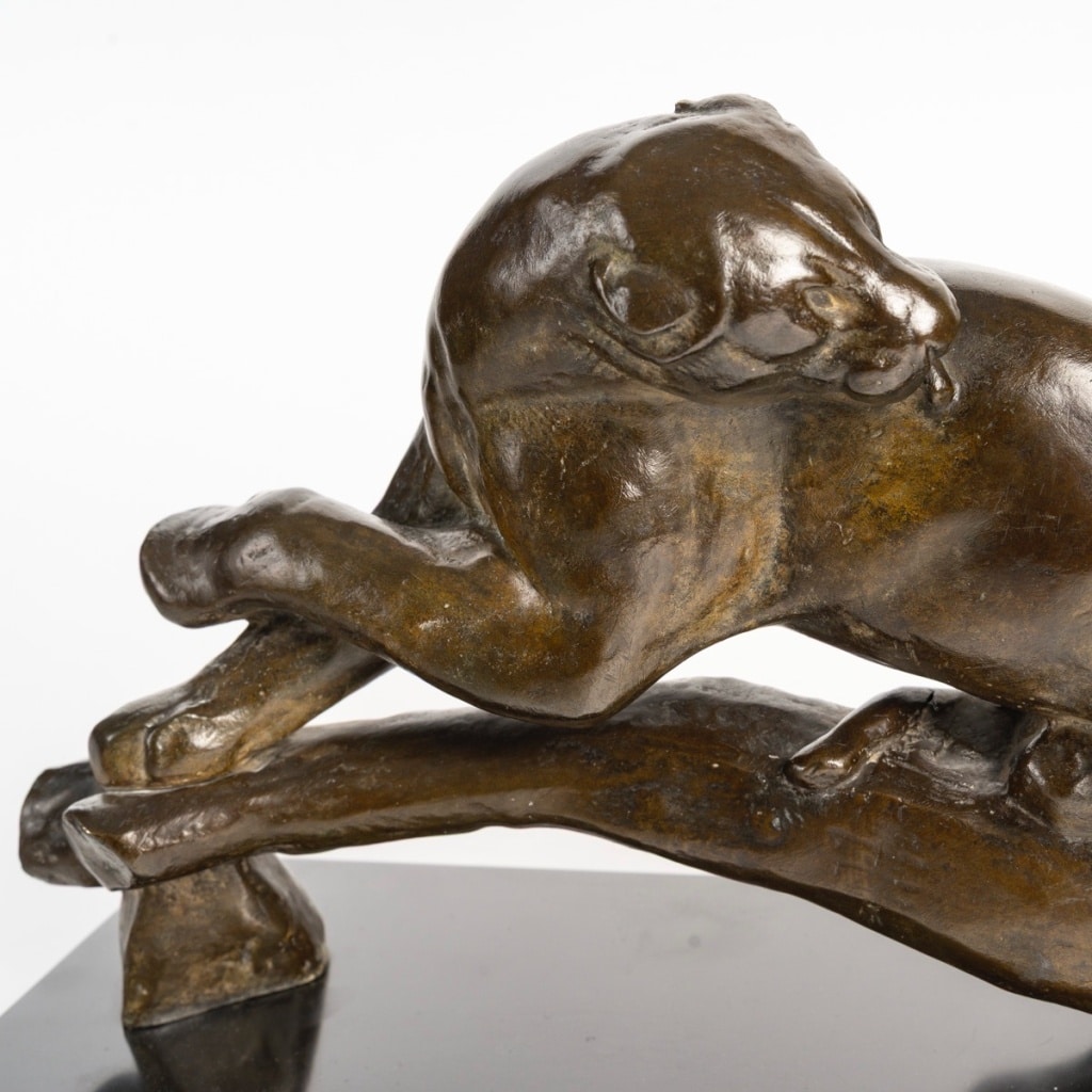 Maurice PROST (1894 – 1967) Panthère au repos | Biron 