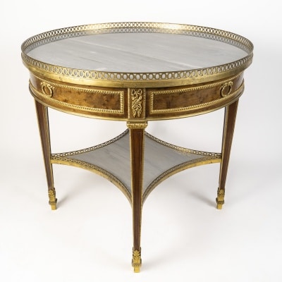 Guéridon De Style Louis XVI, Estampillé Gervais-Maximilien-Eugène DURAND (1839-1911)