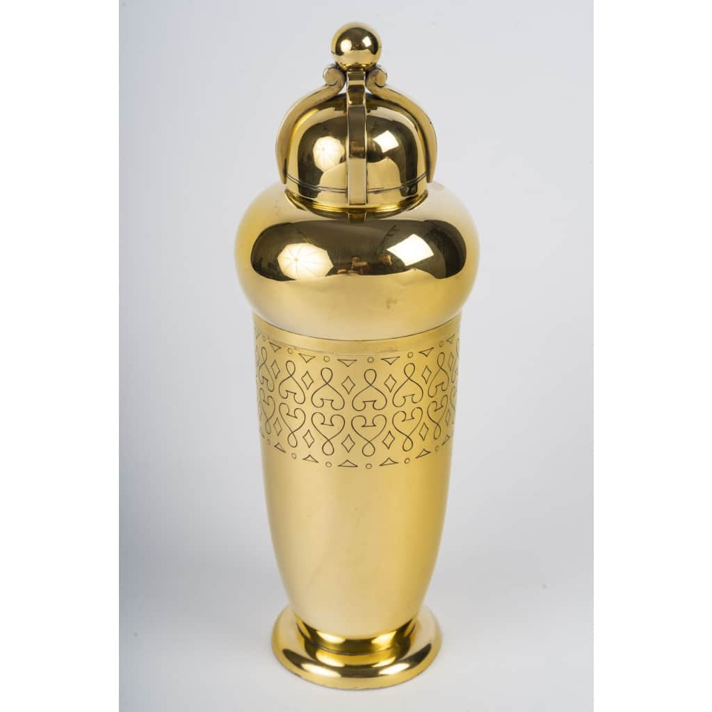 TETARD Frères – SHAKER en Vermeil XXe ART DECO | Biron 