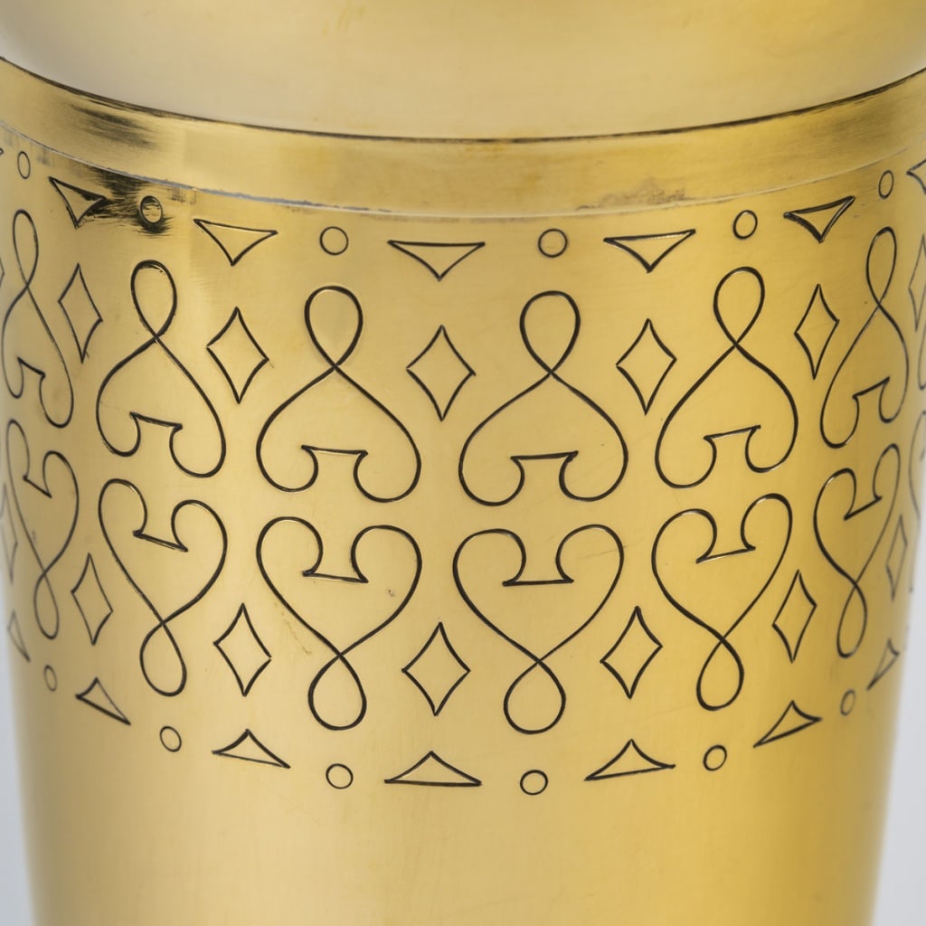 TETARD Frères – SHAKER en Vermeil XXe ART DECO | Biron 