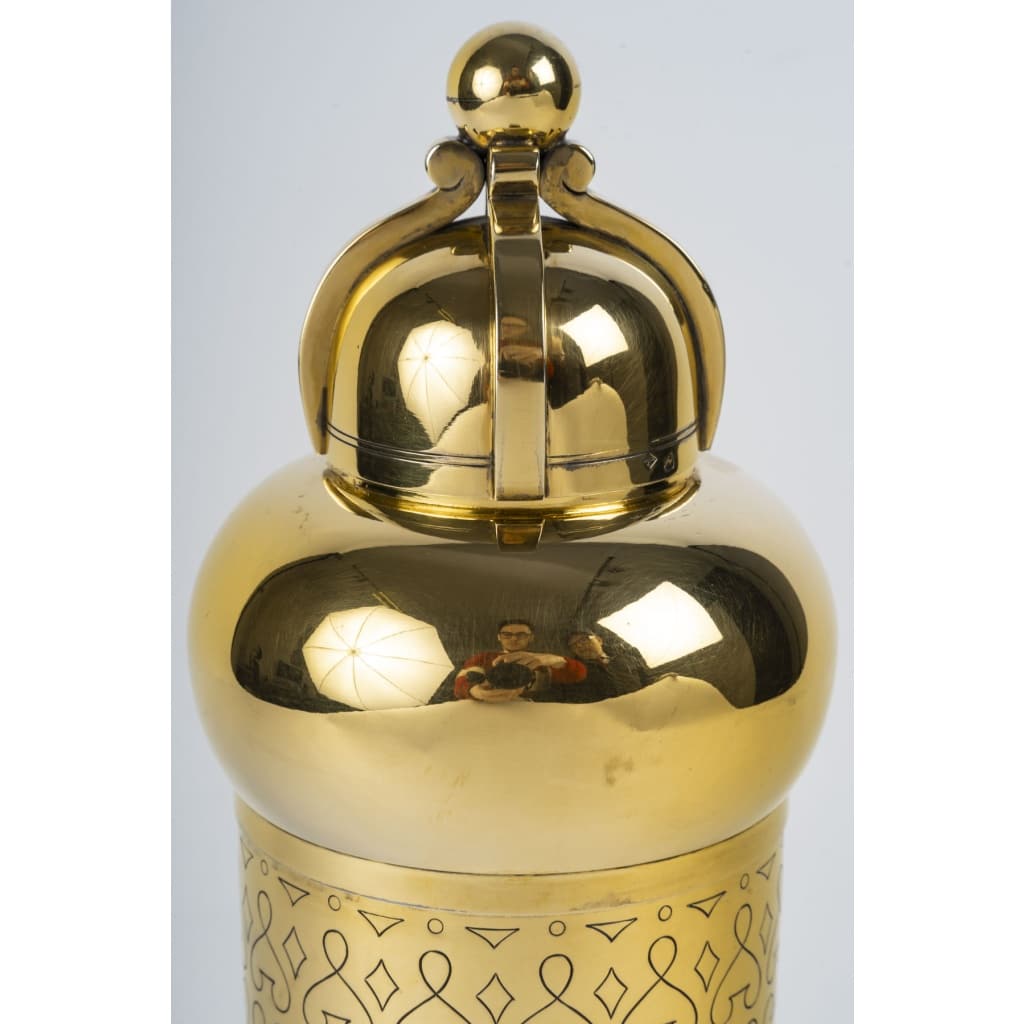 TETARD Frères – SHAKER en Vermeil XXe ART DECO | Biron 
