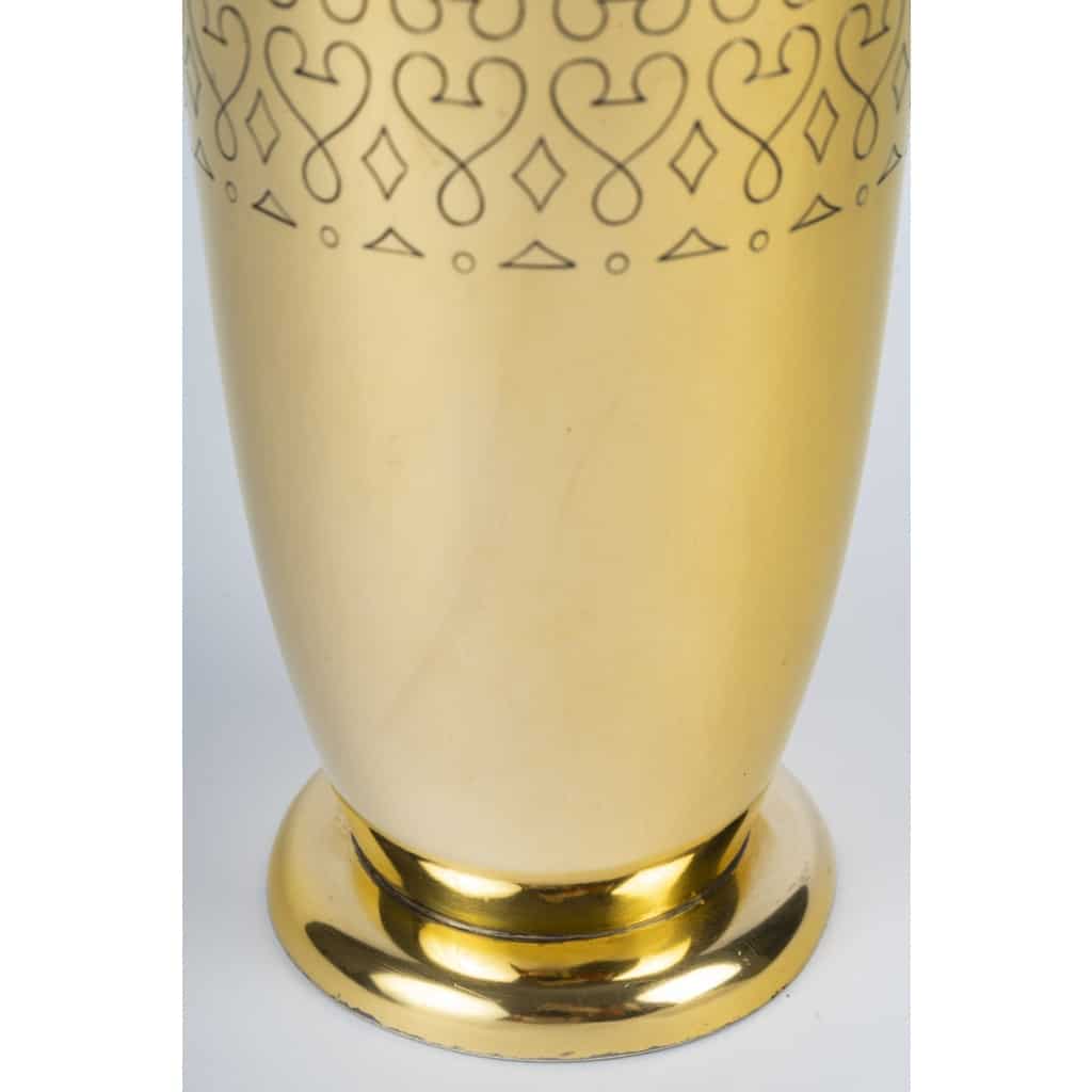 TETARD Frères – SHAKER en Vermeil XXe ART DECO | Biron 