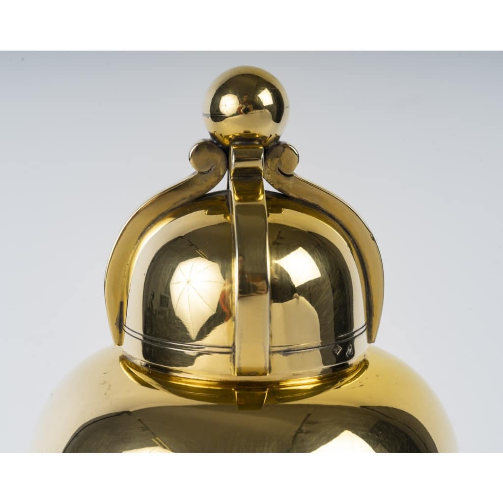 TETARD Frères – SHAKER en Vermeil XXe ART DECO | Biron 