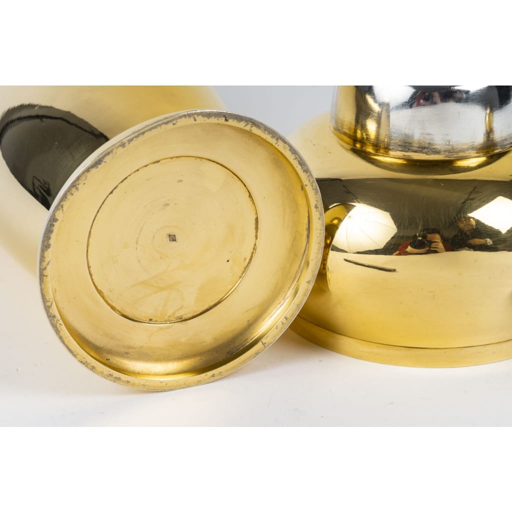 TETARD Frères – SHAKER en Vermeil XXe ART DECO | Biron 