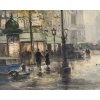 Jean Bernard Trotzier Vue animée de l’Opéra Garnier huile sur toile XXème siècle | Biron 