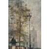 Jean Bernard Trotzier Vue animée de l’Opéra Garnier huile sur toile XXème siècle | Biron 
