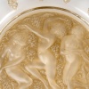 Plat « Côte d’Or » verre blanc patiné sépia de René LALIQUE | Biron 