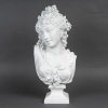 Splendide biscuit de sèvres signé Paul Duboy (1830-1887) représentant une jeune femme aux cheveux ondulés, 19 ème siècle | Biron 